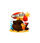 しまちゃんと一緒:夏（個別スタンプ：6）