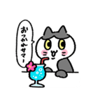 ゆる〜い地域猫のちびちゃん (夏の日)（個別スタンプ：12）