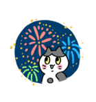 ゆる〜い地域猫のちびちゃん (夏の日)（個別スタンプ：15）