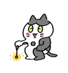 ゆる〜い地域猫のちびちゃん (夏の日)（個別スタンプ：33）