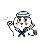 ゆる〜い地域猫のちびちゃん (夏の日)（個別スタンプ：40）