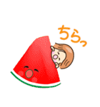 ☆元気で明るい☆夏を感じるスタンプ（個別スタンプ：1）