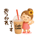 3D*夏*ずっと使える可愛い女子（個別スタンプ：6）
