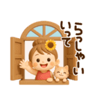 3D*夏*ずっと使える可愛い女子（個別スタンプ：8）