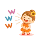 3D*夏*ずっと使える可愛い女子（個別スタンプ：27）