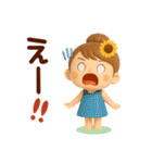 3D*夏*ずっと使える可愛い女子（個別スタンプ：28）