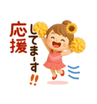 3D*夏*ずっと使える可愛い女子（個別スタンプ：30）