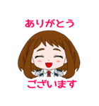 麗日お茶子敬語スタンプ（個別スタンプ：10）