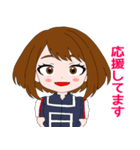 麗日お茶子敬語スタンプ（個別スタンプ：21）