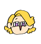 青山の顔スタンプ（個別スタンプ：2）
