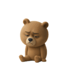 超真顔くま3D【敬語】（個別スタンプ：25）