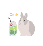 うさぎ 夏（個別スタンプ：6）