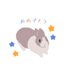 うさぎ 夏（個別スタンプ：19）