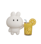 3Dうさぎのきもち。〜夏の思い出〜（個別スタンプ：22）