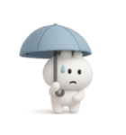3Dうさぎのきもち。〜夏の思い出〜（個別スタンプ：28）