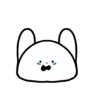 あわわわうさぎ【文字なし】（個別スタンプ：7）