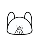 あわわわうさぎ【文字なし】（個別スタンプ：15）