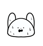 あわわわうさぎ【文字なし】（個別スタンプ：16）