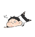 バレー部男の子。（個別スタンプ：14）