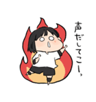 バレー部女の子。（個別スタンプ：8）