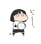 バレー部女の子。（個別スタンプ：12）