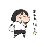 バレー部女の子。（個別スタンプ：17）