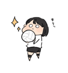 バレー部女の子。（個別スタンプ：26）