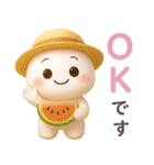 【るるものやさしいじかん♡】 夏編（個別スタンプ：2）