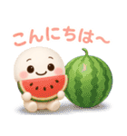 【るるものやさしいじかん♡】 夏編（個別スタンプ：15）