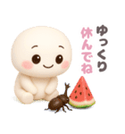 【るるものやさしいじかん♡】 夏編（個別スタンプ：32）