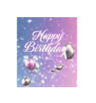 キラキラ飛び出す✨豪華な誕生日＆季節の行事（個別スタンプ：3）