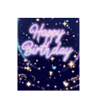 キラキラ飛び出す✨豪華な誕生日＆季節の行事（個別スタンプ：7）
