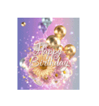 キラキラ飛び出す✨豪華な誕生日＆季節の行事（個別スタンプ：11）