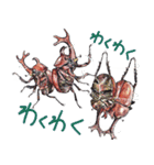 絵本『じゅえきくん』昆虫スタンプ！（個別スタンプ：23）