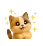 【3D】ネコ バラエティパック（個別スタンプ：20）