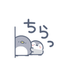 小さなペンギンのデカ文字（個別スタンプ：36）