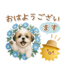 癒しシーズーの「夏」の毎日（個別スタンプ：2）