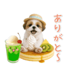 癒しシーズーの「夏」の毎日（個別スタンプ：34）