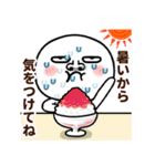 鼻の大きな丸い奴の夏（個別スタンプ：16）