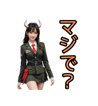 仮装女子_鬼ドル（とてもいい感じ編）（個別スタンプ：5）
