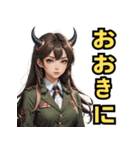 仮装女子_鬼ドル（とてもいい感じ編）（個別スタンプ：9）