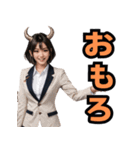 仮装女子_鬼ドル（とてもいい感じ編）（個別スタンプ：26）