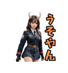 仮装女子_鬼ドル（とてもいい感じ編）（個別スタンプ：32）