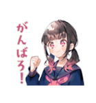 制服の女の子★ボランティア部（個別スタンプ：14）