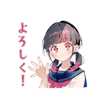 制服の女の子★ボランティア部（個別スタンプ：20）