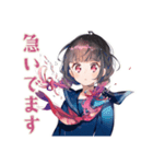 制服の女の子★ボランティア部（個別スタンプ：24）