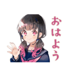 制服の女の子★合唱部（個別スタンプ：2）