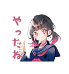 制服の女の子★合唱部（個別スタンプ：3）