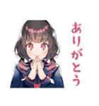 制服の女の子★合唱部（個別スタンプ：7）