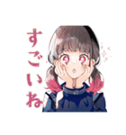 制服の女の子★合唱部（個別スタンプ：8）